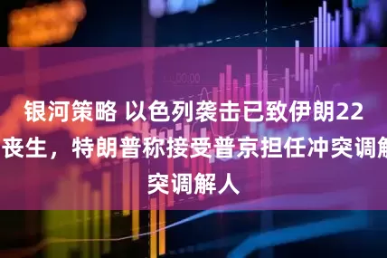 银河策略 以色列袭击已致伊朗224人丧生，特朗普称接受普京担任冲突调解人