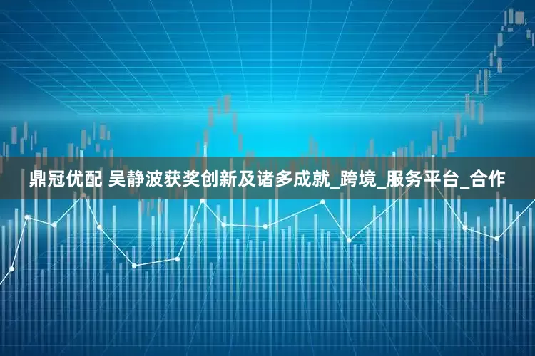 鼎冠优配 吴静波获奖创新及诸多成就_跨境_服务平台_合作