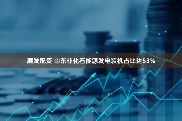 顺发配资 山东非化石能源发电装机占比达53%